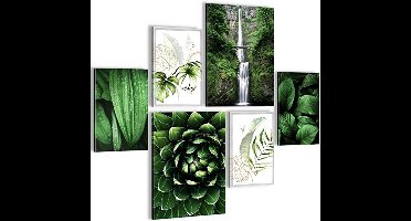 wanddecoratie \ Decoratie Modern \ Foto Muur set \ 3d Photo Wall set 6 /90 x 80 cm