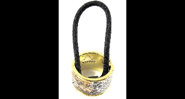 Staartklem slangenprint bruin thema