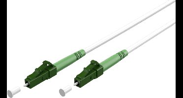 LC/APC Simplex FTTH kabel | OS2 | wit | LSZH | 2 meter