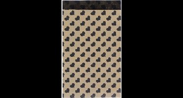 Twisk cadeauzakjes papier bruin 12x19 cm - 200 stuks - verrassingszakjes.