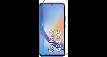 Screenprotector geschikt voor Samsung Galaxy A34 - Gehard Glas Beschermglas Tempered Glass Screen Protector