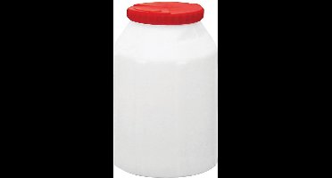 Waterdichte container, wit/rood,15 liter