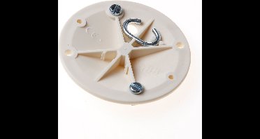 ABB HAF haakdeksel met kroonsteen t.b.v. alle ronde centraaldozen (CD/RVK)