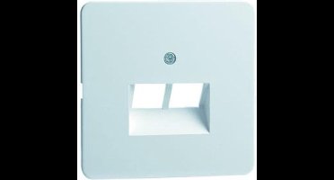 Peha Centraalplaat 2-delig UAE/UTP-aansluiting - Wit