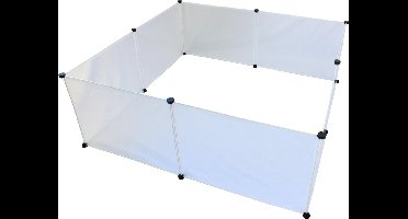 Lowander kattenren binnen & buiten - Dierenren: Kittenren | Konijnenren | Puppyren - 100x100x70 tot 140x140x50