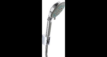 Wiesbaden Triton Handdoucheset 10 cm. - Chroom Compleet + Slang/Ophang.