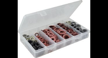 Riko Pakkingsassortiment Fiber-En Rubberringen (550 Stuks)