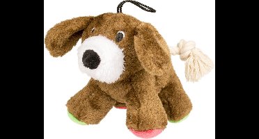 Pluche Hond met Touwstaart