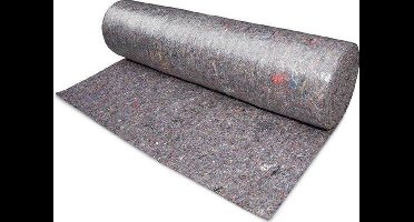 Stucloper Vilt, Vloerbescherming 10 Meter x 1 Meter Breed - GRIJS