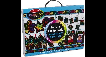 Melissa & Doug Kraskaart Scratch Art - Deluxe Zwart 60-delig