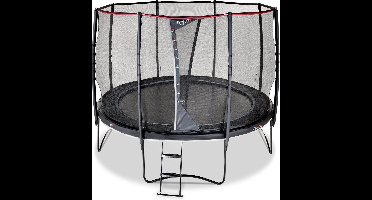 EXIT PeakPro Trampoline ø305cm - Op Poten - Rond - Trampoline Buiten - Voor Kinderen - Zwart