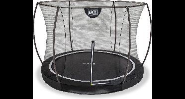 EXIT Black Edition Trampoline ø305cm - Inground - Ingraaftrampoline - Rond - Voor Kinderen - Zwart