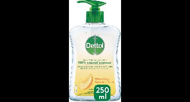Dettol Handzeep - Antibacterieel - Citrusgeur verrijkt met 100% natuurlijke oliën - 250ML
