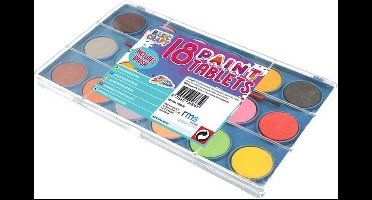 Waterverf set voor Kinderen - Palet 18 Kleuren