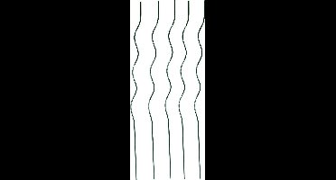 Stalen plantenspiraal 1m 5 stuks