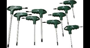 MVC Tools - GRIPPON-H Torx Inbus schroevendraaierset met T-handvat - 9-Delig