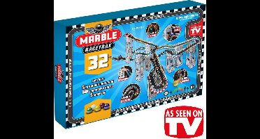 Marble Racetrax Circuit Set Knikkerbaan - Racebaan - 32 Sheets 5 Meter