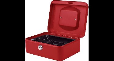 Geldkist Quantore 200x160x90mm rood