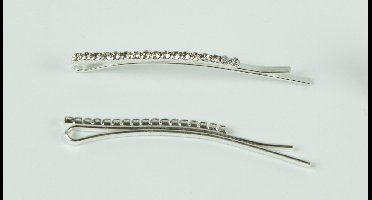 Schuifspelden 1 rij strass smal