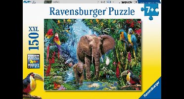 Ravensburger puzzel Olifanten in de jungle - Legpuzzel - 150XXL stukjes
