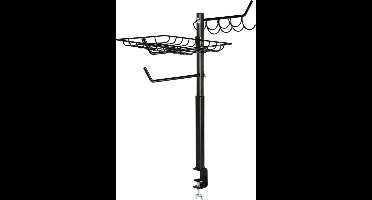 Xavax Barbecueorganizer In Hoogte Verstelbaar 60 - 72 Cm Zwart