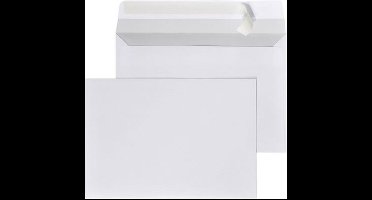 Envelop - C5 - Wit - Zelfklevend met plakstrip - 162 x 229 mm - 25 stuks
