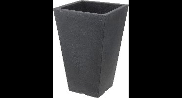 Homestyle Bloempot Capri - Bloempotten - 35x35x55 cm Lichtgrijs Vierkant