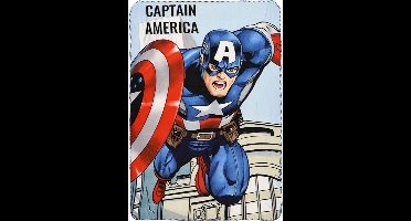 Captain America fleece deken - 150 x 100 cm. - Avengers plaid