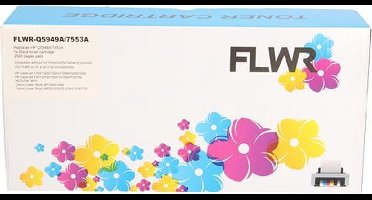 FLWR - Toner / LBP-715 / Zwart - Geschikt voor Canon