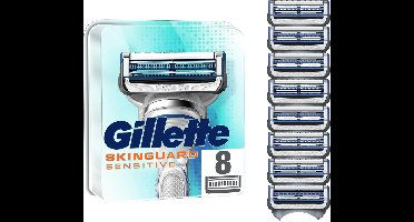Gillette SkinGuard Sensitive Scheermesjes - 8 Navulmesjes