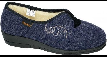 Fischer -Dames - blauw - pantoffels - maat 40