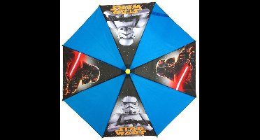 "Disney Star Wars Paraplu - Automatisch - 46 cm - Blauw - Jongensparaplu - Superhelden Thema"