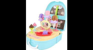 IJsjes Rugtas Speelset - Blauw / Multicolor - Kunststof - 30 x 13 x 26 cm