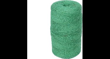 Jute touw – bindtouw 1mm – Ca 370gr - Groen