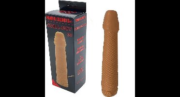 Power Escort - Drill-Boy - Remote Control - Multiple Vibrations - Beige - 20cm - BR241