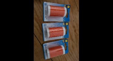 3x 250m Polyestergaren Oranje Sorbo