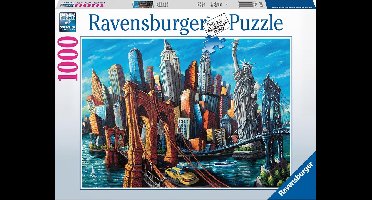 Ravensburger puzzel Welkom in New York - Legpuzzel - 1000 stukjes
