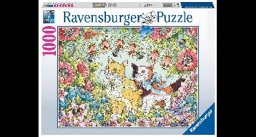 Ravensburger puzzel Kattenvriendschap - Legpuzzel - 1000 stukjes
