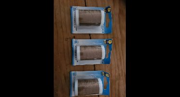 3x 250m polyester garen Bruin Sorbo