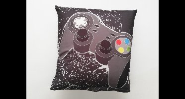 Carbotex Gamer Controller - Sierkussen Kussen 40 x 40 cm inclusief vulling 100% polyester