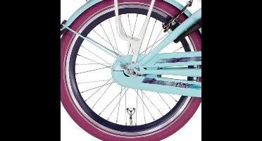 Alpina achterwiel 22 remnaaf J19DB paars zink spk