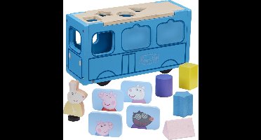 Peppa Pig - Wood Play - School Bus Sorter (20-00118)