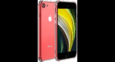 Hoesje geschikt voor iPhone SE 2022 / 2020 / 8 / 7 - Anti Shock Proof Siliconen Back Cover Case Hoes Transparant