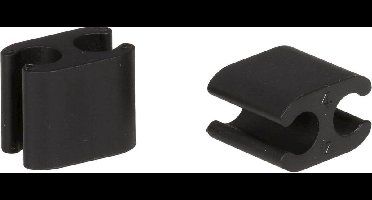 Elvedes Kabelclips Voor Remkabels 4,1 / 5,0 Mm Zwart 50 Stuks