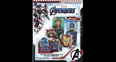 Marvel Avengers Strijkkralen patronen boekje - 34 patronen - 6+ jaar