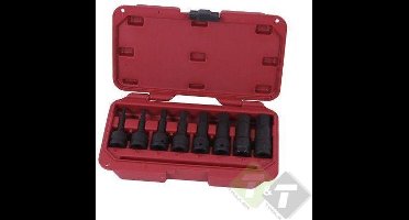Inbusdoppen set, 1/2 duims aansluiting, 8 delig, Impact