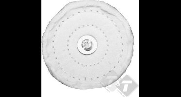 Polijstmop, 75mm diameter, 6mm asdikte