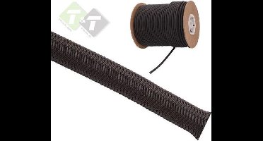 Trailer and Tools elastiek voor aanhangernet - 8mm dik - zwart - per meter