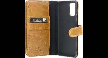 Pierre Cardin Bruin hoesje voor Samsung Galaxy S20 Plus - Book Case - Echt leder