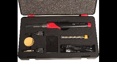 Accu- Soldeerbout Set 12W , Li-ion batterij USB oplaadbaar